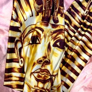 Gold Egyptian Pharaoh Leggings